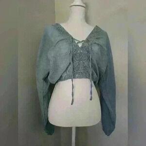 Forever21 Bohemian Crop Top